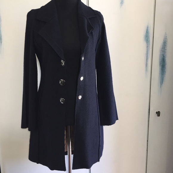 Cassandra Ray wool tailored long blazer S - Picture 5 of 12